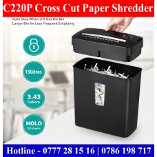 C220P Paper Shredders Sri Lanka. Cross Cut Paper Cutters Sri Lanka