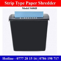 Strip Type Paper Shredders Colombo Sri Lanka