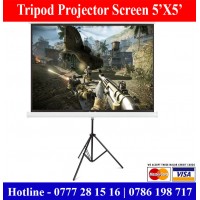 5x5 Tripod Projector Screens sale Price Colombo, Sri Lanka