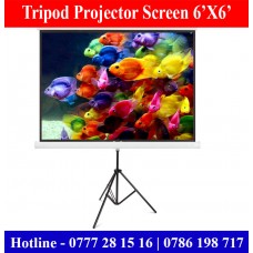 6X6 Tripod Projector Screens sale Price Colombo, Sri Lanka