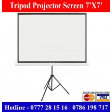 7X7 Tripod Projector Screens sale Price Colombo, Sri Lanka