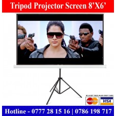 8X6 Tripod Projector Screens sale Price Colombo, Sri Lanka